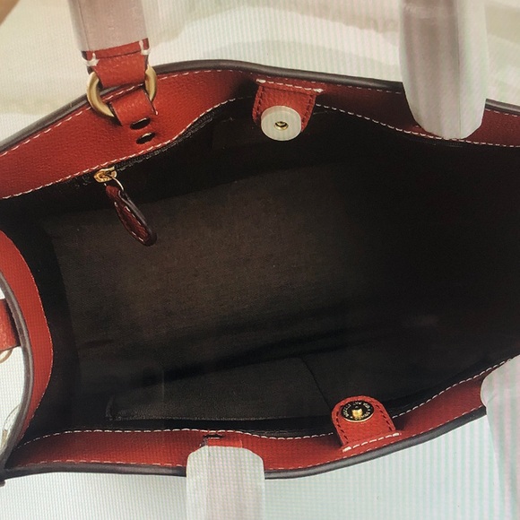 Coach Brown and Red Snoopy Shoulder Bag - Picture 11 of 12